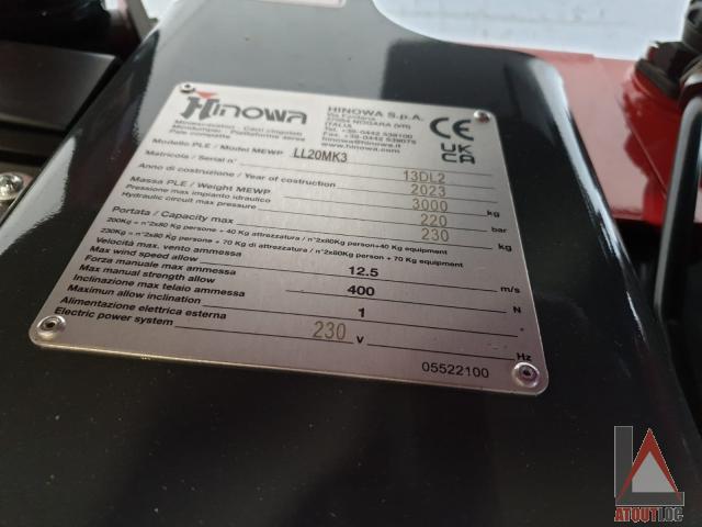 nacelle occasion HINOWA LL2010