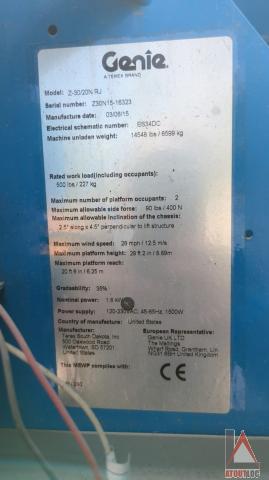 nacelle occasion GENIE Z30-20NRJ