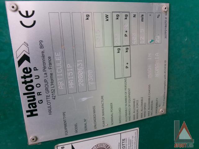 nacelle occasion HAULOTTE HA15IP