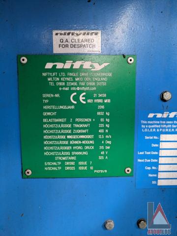 nacelle occasion NIFTYLIFT HR21 HYBRIDE NEW BATT