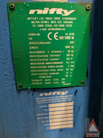 nacelle occasion NIFTYLIFT HR28