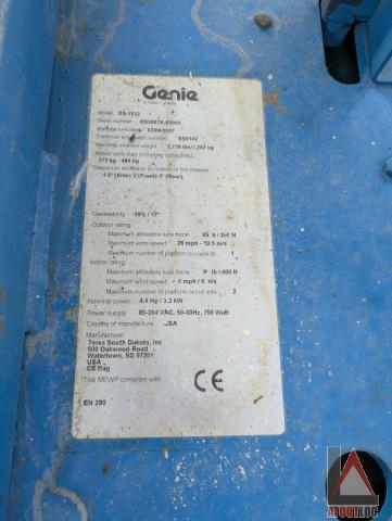 nacelle occasion GENIE GS1532