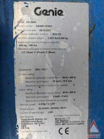 nacelle occasion GENIE GS2646