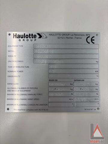 nacelle occasion HAULOTTE COMPACT 10