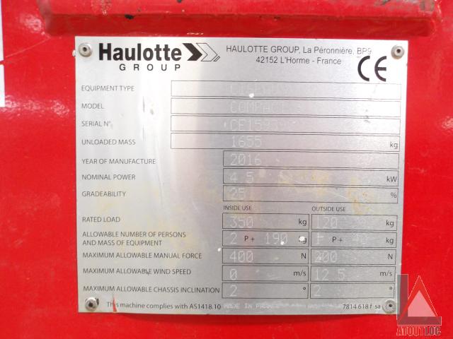 nacelle occasion HAULOTTE COMPACT 8