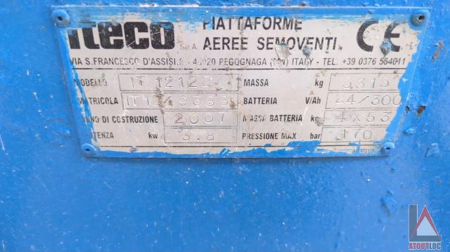 nacelle occasion ITECO IT12122