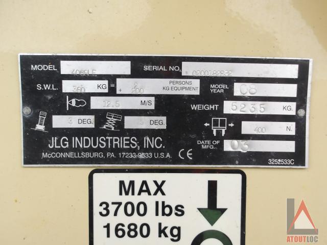 nacelle occasion JLG 4069LE