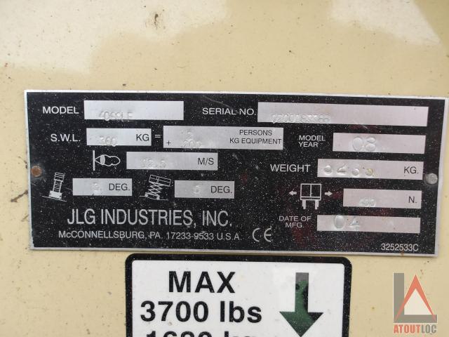 nacelle occasion JLG 4069LE