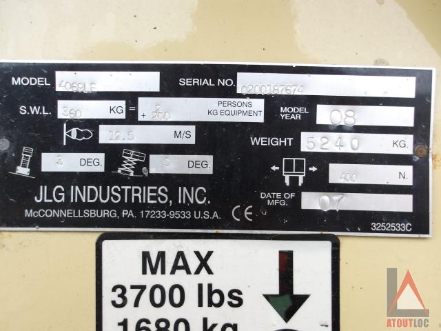 nacelle occasion JLG 4069LE