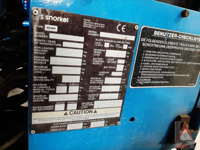 nacelle occasion SNORKEL S3370RT- DEFECT BRAKE