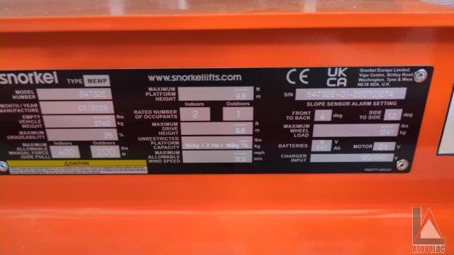 nacelle occasion SNORKEL S4732E