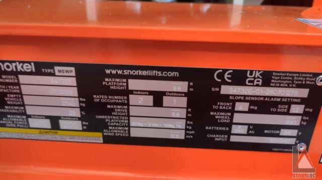 nacelle occasion SNORKEL S4732E