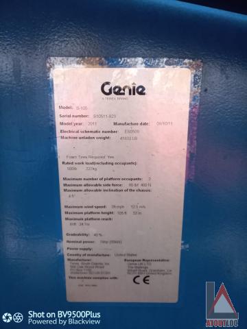 nacelle occasion GENIE S105