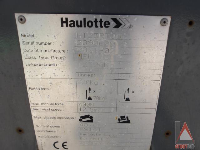 nacelle occasion HAULOTTE HT23RTJ O