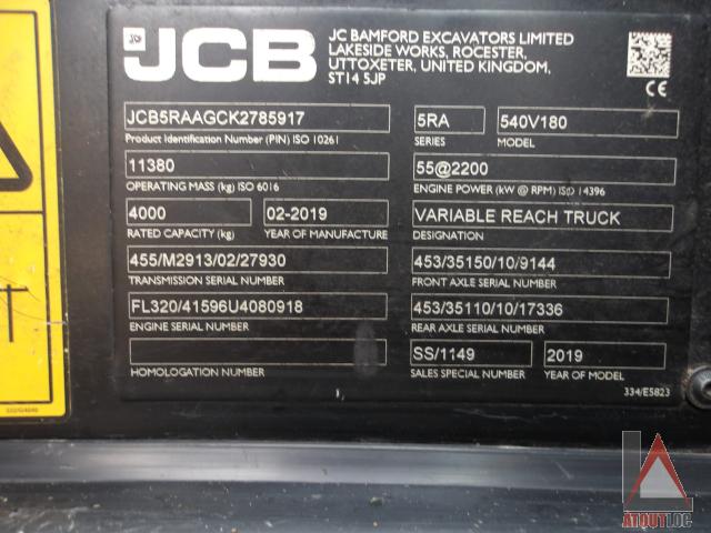 nacelle occasion JCB 540-180