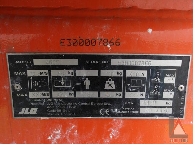 nacelle occasion JLG 460SJ