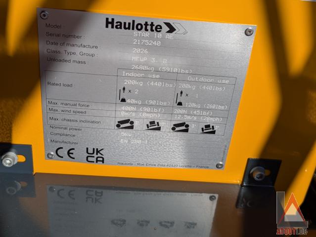 nacelle occasion HAULOTTE STAR 10AE