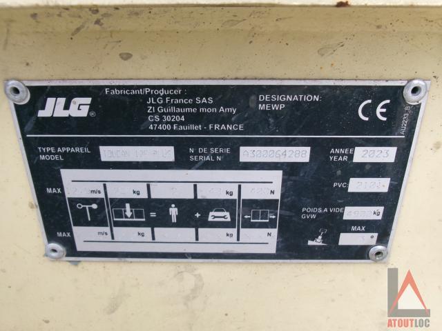 nacelle occasion JLG TOUCAN 12E+