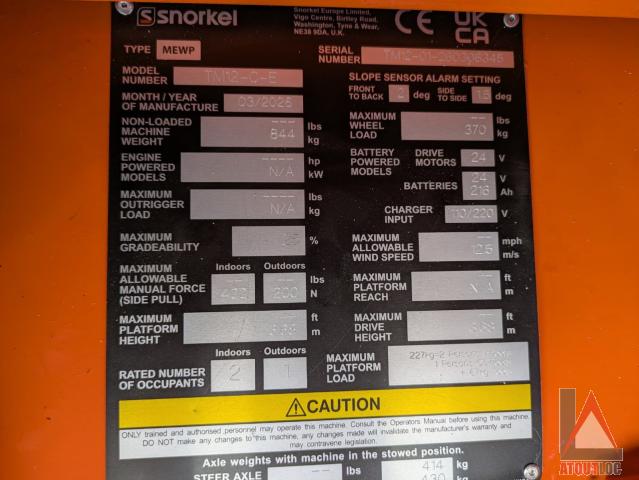 nacelle occasion SNORKEL TM12