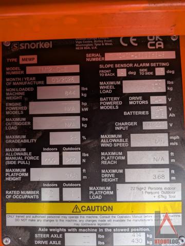 nacelle occasion SNORKEL TM12
